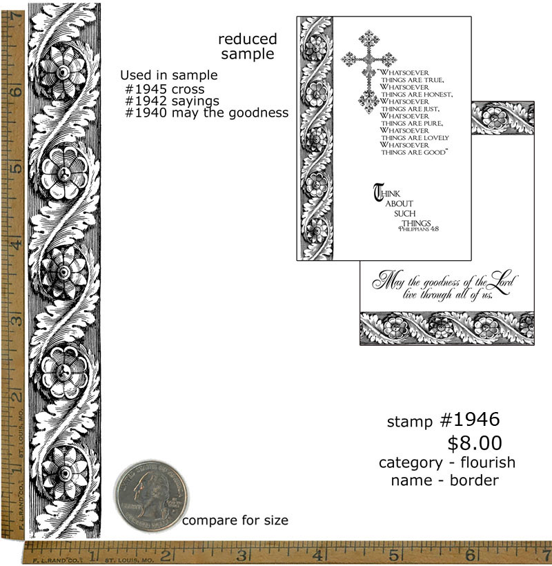 #1946 - Border - Flourish